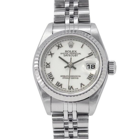 Rolex Other - ROLEX Datejust 26mm Stainless Steel 18K White Gold Black Dial